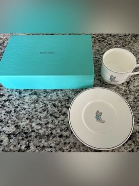 Tiffany & Co. Yorkie tea cup/saucer